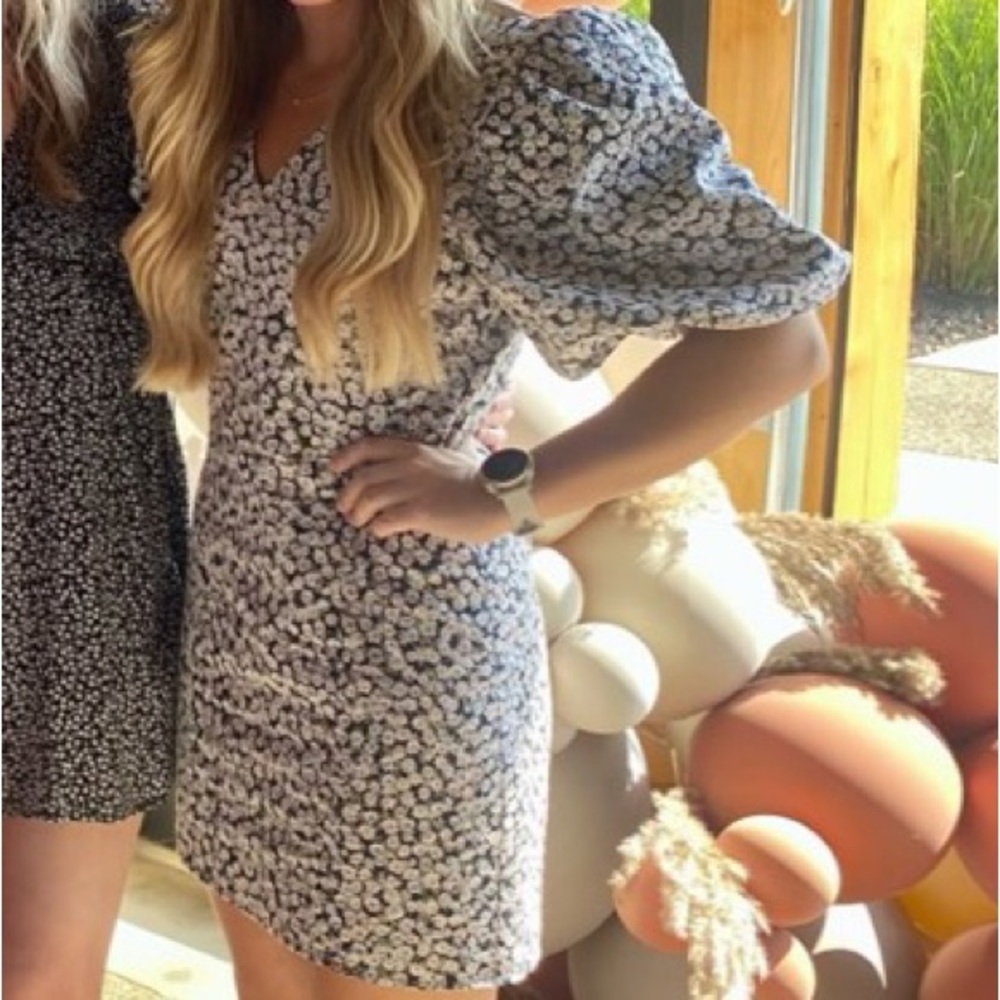 One Loved Babe Free the Roses Form Fitting Floral Dress